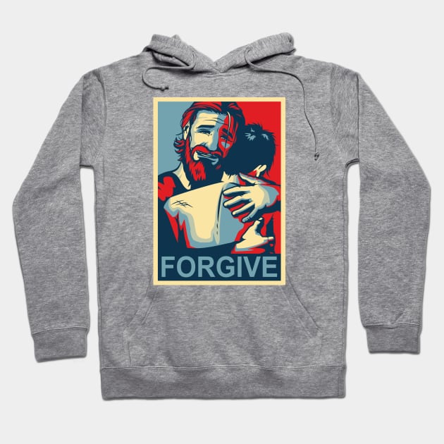 Forgive Hoodie by Jamie Lee Art